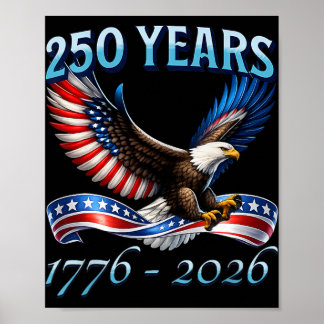 250 Jahre Amerika 250. Jubiläum 1776-2026 4. Poster
