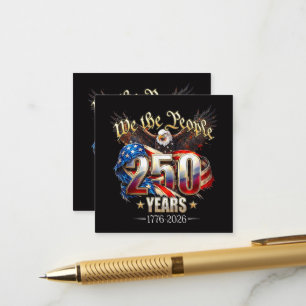 250 Jahre Amerika 250. Jubiläum 4. Juli Begleitkarte
