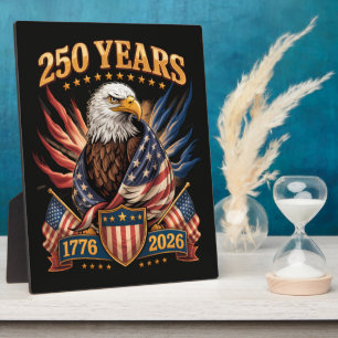 250 Jahre Amerika 250. Jubiläum USA Patriotisch Fotoplatte