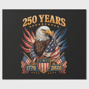 250 Jahre Amerika 250. Jubiläum USA Patriotisch Geschenkpapier