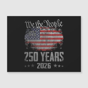 250 Jahre Amerika 250. Jubiläum USA Patriotisch Magnetkarte