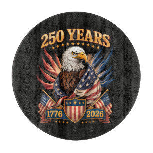 250 Jahre Amerika 250. Jubiläum USA Patriotisch Schneidebrett