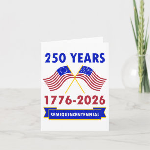 250 Jahre Amerika Jahrestag 4. Juli Vintage Wom Karte