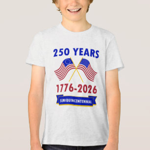 250 Jahre Amerika Jahrestag 4. Juli Vintage Wom Tri-Blend Shirt