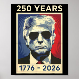 250 Jahre Amerika-Jubiläum 1776 2026 250 Jahre  Poster