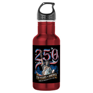 250 Jahre Amerika Jubiläum 1776 2026 Edelstahlflasche