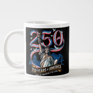 250 Jahre Amerika Jubiläum 1776 2026 Jumbo-Tasse