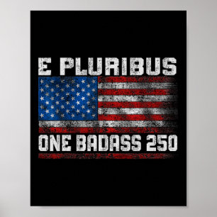 250 Jahre Amerika-Jubiläum 1776-2026 Unabhängigke Poster