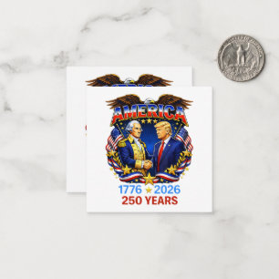 250 Jahre Amerika Jubiläum 250. Mitteilungskarte