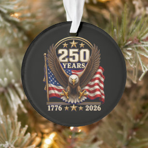 250 Jahre Amerika-Jubiläum 250. Ornament