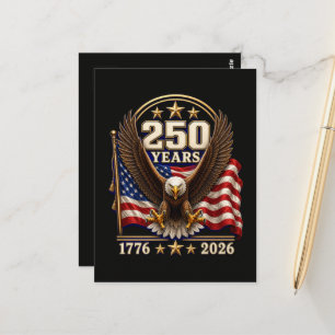 250 Jahre Amerika-Jubiläum 250. Postkarte