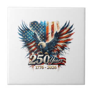 250 Jahre Amerika-Jubiläum 250. Unabhängigkeit D Fliese