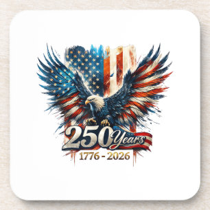 250 Jahre Amerika-Jubiläum 250. Unabhängigkeit D Getränkeuntersetzer