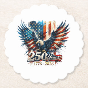 250 Jahre Amerika-Jubiläum 250. Unabhängigkeit D Untersetzer