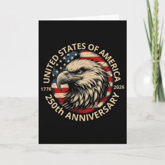 250 Jahre Amerika-Jubiläum 250. Unabhängigkeitstag Karte