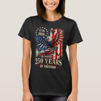 250 Jahre Amerika Jubiläum Adler Unabhängigkeit T-Shirt