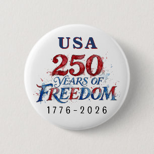 250 Jahre Amerika-Jubiläum  Button