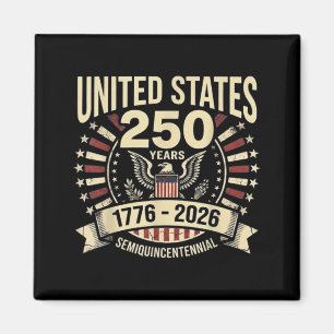 250 Jahre Amerika-Jubiläum USA 4. Juli Magnet