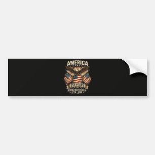 250 Jahre Amerika-Jubiläumsflagge USA Autoaufkleber