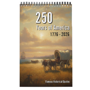 250 Jahre Amerika-Kalender, amerikanische Geschich Kalender