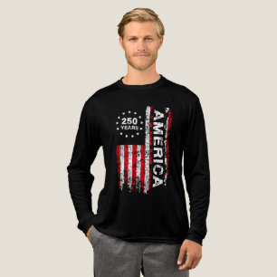 250 Jahre Amerika Männer Tri-Blend Shirt