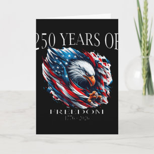 250 Jahre Amerikanisch 1776 2026 250. USA-Flagge M Karte