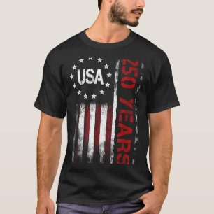 250 Jahre Amerikanisch 250. Jubiläum 1776-2026 4. T-Shirt