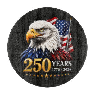 250 Jahre Amerikanisch 250. Jubiläum Patriotisch U Schneidebrett