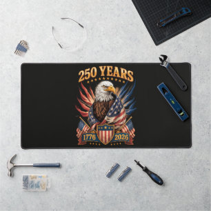 250 Jahre Amerikanisch 250. Jubiläum USA Patriotis Schreibtischunterlage
