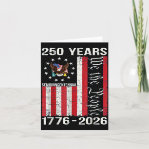 250 Jahre amerikanisch 250. Jubiläum USA US-Flagge Karte