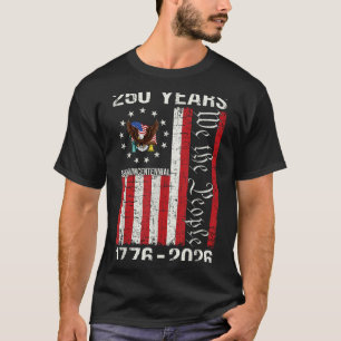 250 Jahre amerikanisch 250. Jubiläum USA US-Flagge T-Shirt