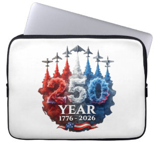 250 Jahre Amerikanisch 250. USA Patriotisch 4. Jul Laptopschutzhülle