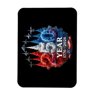 250 Jahre Amerikanisch 250. USA Patriotisch 4. Jul Magnet