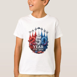 250 Jahre Amerikanisch 250. USA Patriotisch 4. Jul T-Shirt