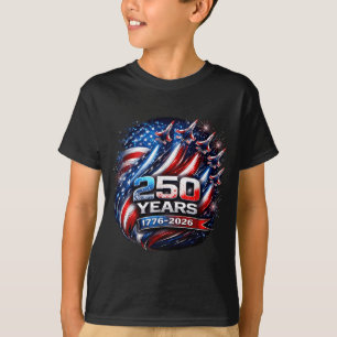 250 Jahre Amerikanisch 250. USA Patriotisch 4. Jul T-Shirt