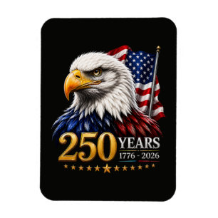 250 Jahre Amerikanische 250. Jubiläum Patriotisch Magnet