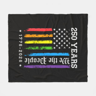 250 Jahre Amerikanische 250. Jubiläum US LGBT Pr Fleecedecke