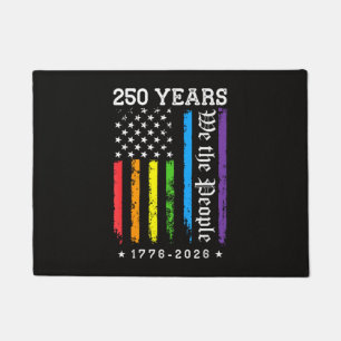 250 Jahre Amerikanische 250. Jubiläum US LGBT Pr Fußmatte