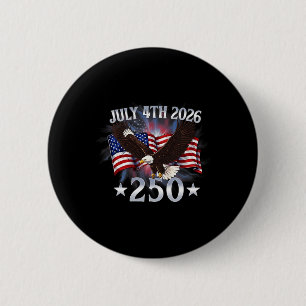 250 Jahre Amerikanische 250. Jubiläum Us Usa-Flagg Button