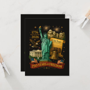 250 Jahre amerikanische Freiheit Einladung