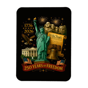 250 Jahre amerikanische Freiheit Magnet