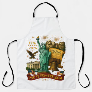 250 Jahre amerikanische Freiheit Schürze