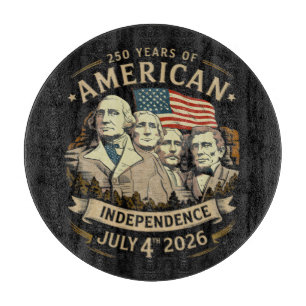 250 Jahre amerikanische Unabhängigkeit Schneidebrett