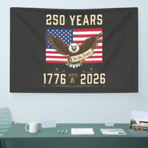250 Jahre amerikanisches Erbe 1776 2026 Banner