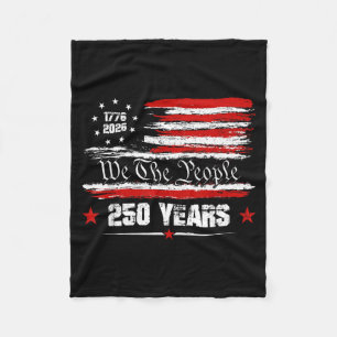 250 Jahre Amerikanisches Jubiläum 1776 2026 250. Fleecedecke