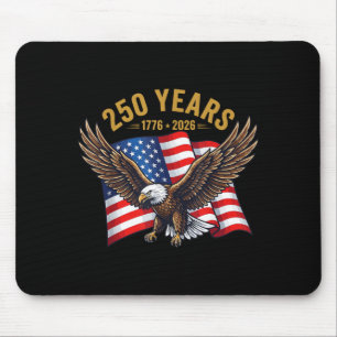 250 Jahre Amerikanisches Jubiläum 1776-2026 Adler Mousepad