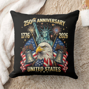 250 Jahre Amerikanisches Jubiläum 1776-2026 USA-Fl Kissen