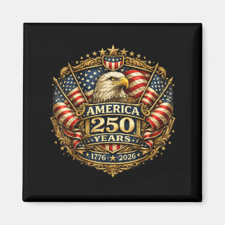 250 Jahre Amerikanisches Jubiläum 1776-2026 USA-Fl Magnet