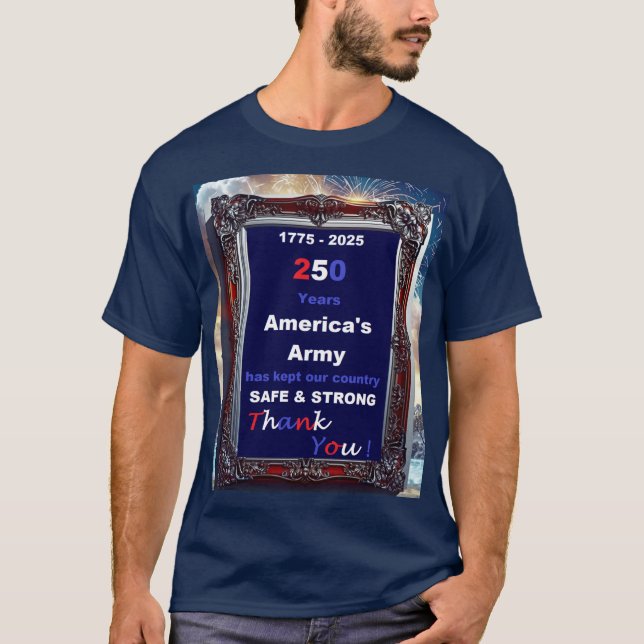 250 Jahre Armee T-Shirt (Vorderseite)
