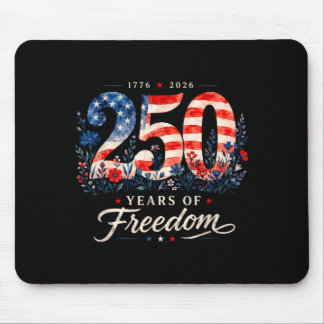 250 Jahre Dom 1776 Patriotische Blumen Frauen 4. Mousepad